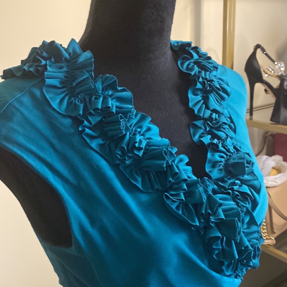 Maggie London Emerald Green Dress